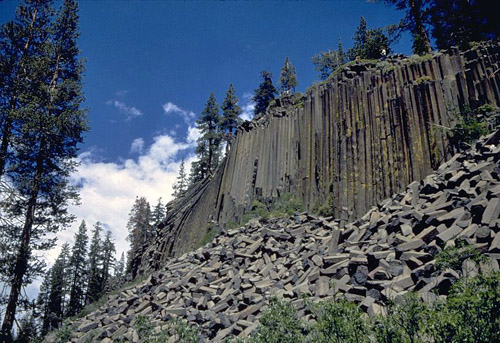 Devil's Postpile National Monument in Madera County