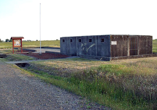 Historic German POW Cell Block at Beale AFB